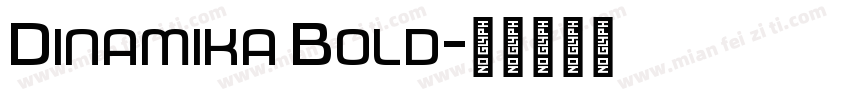 Dinamika Bold字体转换
